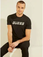 Pánské sportovní triko U1YA08MC03Y - JBLK černá - Guess
