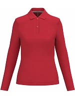 Kariban K 244 Dámské piqué polo s dlouhým rukávem 20.K244 red Kariban K 244 Dámské piqué polo s dlouhým rukávem 20.K244 red