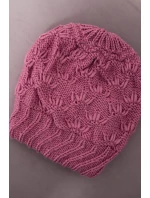 Dámská čepice Dagmara K332 tmavě růžová