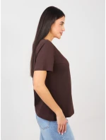 Tričko RV TS A1095.33 tmavě hnědé