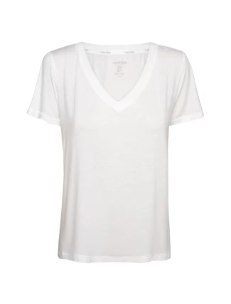 Dámské Tričko s krátkým rukávem QS6127E - Calvin Klein Dámské Tričko s krátkým rukávem QS6127E - Calvin Klein