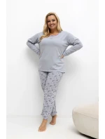 Pohodlná pyžama pro plnoštíhlé model 221195 Forever Pink