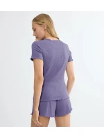 Mix & Match Top SSL Pointelle - PURPLE - TRIUMPH PURPLE - TRIUMPH Mix & Match Top SSL Pointelle - PURPLE - TRIUMPH PURPLE - TRIUMPH