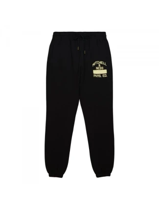 Mitchell & Ness Značkové módní tepláky s grafikou M PSWP5533-MNNYYPPPBLCK