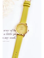 Dámské hodinky na koženém řemínku Giorgio & Dario zelená Dámské hodinky na koženém řemínku Giorgio & Dario zelená