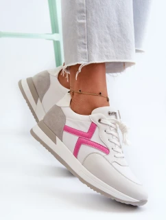 Dámské tenisky na platformě INBLU IN000362 Bílé