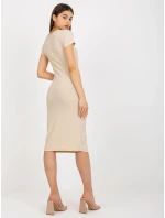 DHJ SK 17253 šaty.38X béžová