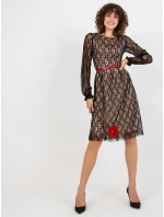 LK SK 507018 šaty.60P černá