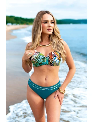 Dámské plavky Aruba 1 S 730 V1AR1 zelené - Self Dámské plavky Aruba 1 S 730 V1AR1 zelené - Self