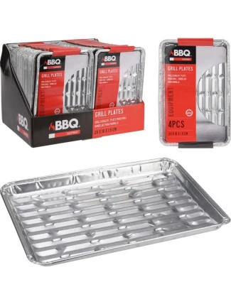 HLINÍKOVÉ GRILOVACÍ TABLETY 24x16 cm 4 BALENÍ