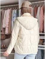 Dámská přechodná prošívaná bunda MARISSIA bílá FashionStreet TY4850