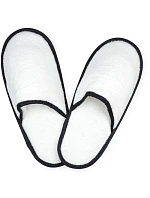The One Towelling Slippers Froté pantofle 48.1026 white/black The One Towelling Slippers Froté pantofle 48.1026 white/black
