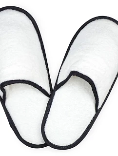 The One Towelling Slippers Froté pantofle 48.1026 white/black