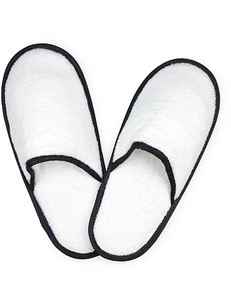 The One Towelling Slippers Froté pantofle 48.1026 white/black The One Towelling Slippers Froté pantofle 48.1026 white/black