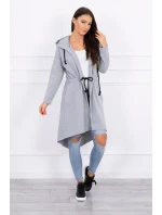 Delší zadní plášť šedý Delší zadní plášť šedý