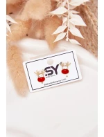 Náušnice Renifery ze chirurgické oceli Náušnice Renifery ze chirurgické oceli