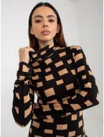 Dámská halenka LK BZ 509197.53P černá - FPrice