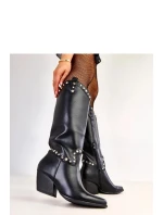 Kozačky na podpatku  model 219648 Solea