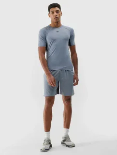 Pánské sportovní rychleschnoucí šortky 4F - šedé