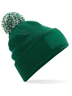 Beechfield B 443 Pletená čepice Snowstar® 53.0443 bottle green/off white