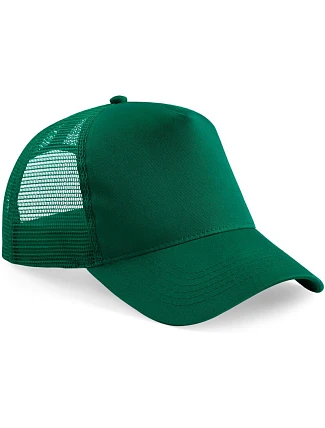 Beechfield B 640 5 panelová Trucker kšiltovka 53.0640 bottle green/bottle green
