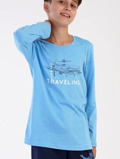 Dětské pyžamo dlouhé Letadlo