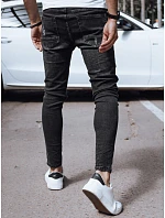 Pánské černé džínové kalhoty FashionStreet UX4141