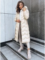 Dámský zimní kabát SCARLET white FashionStreet TY5516 Dámský zimní kabát SCARLET white FashionStreet TY5516