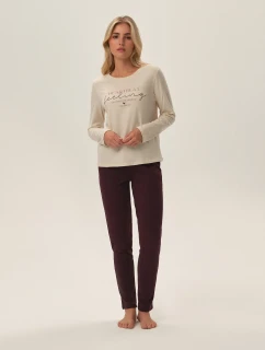 Henderson Dámské pyžamo 42709 Freja long/r S-2XL