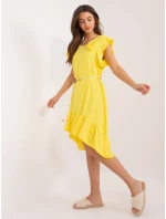 DHJ SK 8921 šaty.98 žlutá