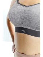 Sportovní podprsenka 7341B Non Wired Bra charcoal marl šedá - Panache Sportovní podprsenka 7341B Non Wired Bra charcoal marl šedá - Panache