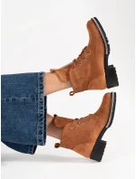 Designové dámské kotníčkové boty bez podpatku Designové dámské kotníčkové boty bez podpatku