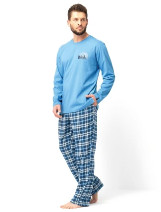 Pánské pyžamo Key MNS 626 B25 délka/r M-2XL