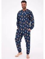 Kombinéza Cornette 196/295 Dog 2 long/r Christmas S-2XL pánská