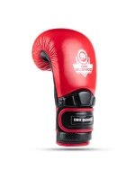 Boxerské rukavice z přírodní kůže Warrior RED