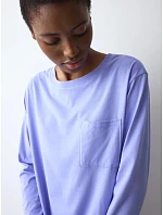 Noční košile Nightdresses Good NDK LSL 08 P modrá Jacaranda - TRIUMPH Noční košile Nightdresses Good NDK LSL 08 P modrá Jacaranda - TRIUMPH