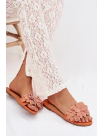 Dámské ploché s ozdobou oranžové Grelora