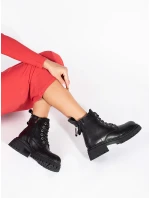 Pěkné černé kotníčkové boty dámské platforma Pěkné černé kotníčkové boty dámské platforma