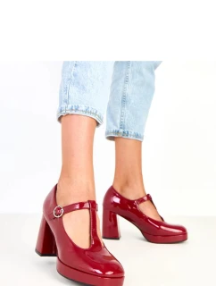 Polobotky na podpatku  model 218174 Solea