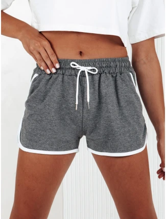 Dámské teplákové kraťasy TOP SPORT tmavě šedé FashionStreet SY0405
