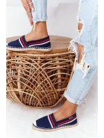 Espadrilky Na Pletené Podrážce Big Star HH274483 Tmavě Modre