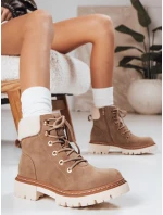 Dámské zateplené trapery khaki FashionStreet ZY1291 Dámské zateplené trapery khaki FashionStreet ZY1291