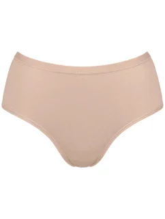 Dámské kalhotky GO Daily Cotton Midi - BROWN - tělové 00LZ - SLOGGI