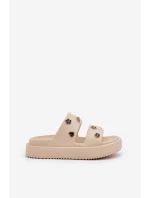 Dámské Pěnové Pantofle S Dekoracemi Béžové Ravanala