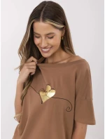 Tričko CLM TS 1017.03 světle hnědé