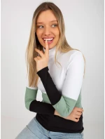 Dámská halenka RV BZ 8465 1.33P světle zelená - FPrice Dámská halenka RV BZ 8465 1.33P světle zelená - FPrice