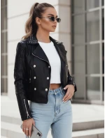 Dámská kožená bunda ramones TRUCCO black FashionStreet TY4178