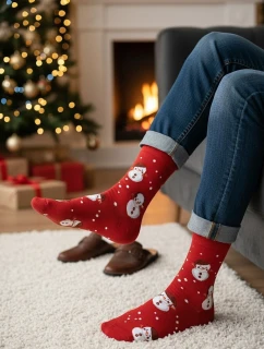 Steven art.136 Vánoční ponožky pro muže 41-46
