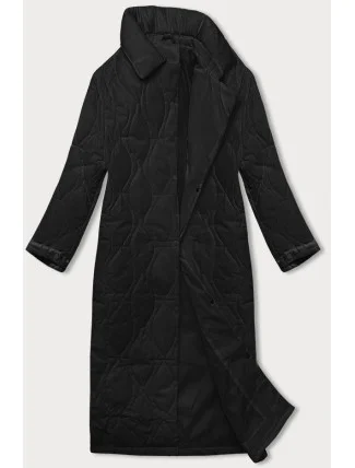 Černý dámský oversize kabát (5M3177-392)