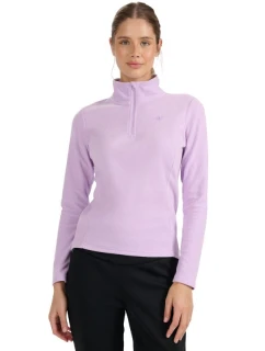 Dámská fleecová mikina 4F F069 světle fialová 4FWAW25UFLEF069 52S